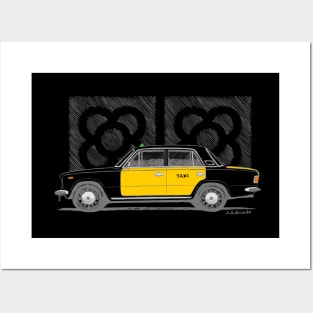 124 Barcelona Taxi Posters and Art